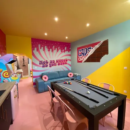 Capsule Bonbon - Balneo - Sauna - Billard - Nintendo Switch Apartment *