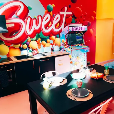 Capsule Bonbon - Balneo - Sauna - Billard - Nintendo Switch Apartment