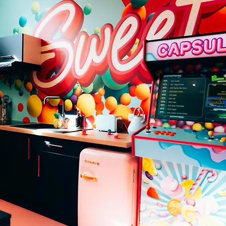 Capsule Bonbon - Balneo - Sauna - Billard - Nintendo Switch Apartment